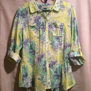 Old Navy Roll Tab Sleeve Shirt